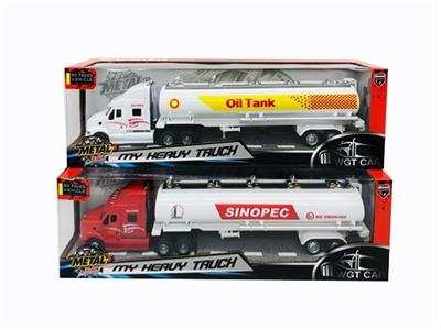 American alloy large tank gasoline vehicles 2 colors mixed with light music - OBL809412