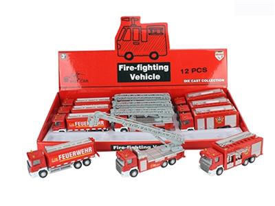 Alloy back fire engines (display box of 12) - OBL809422