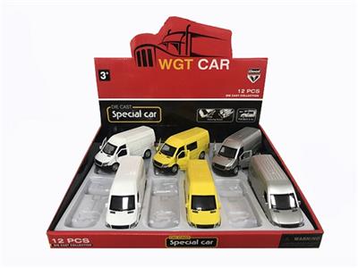 Simulation Mercedes transport bring light music (display box of 12) (packet 3 * AG13) - OBL809426