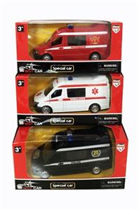 Back to fire a police car ambulance three conventional strip light music (packet 3 * AG13) - OBL809428