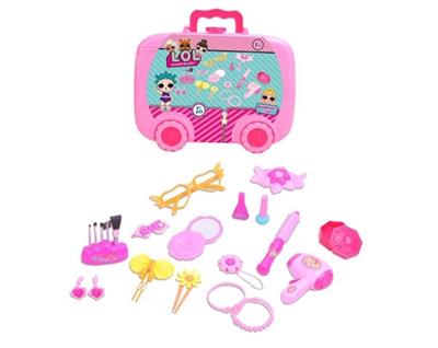 Pink surprise suitcase accessories covered 21 times - OBL809473