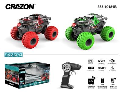 2.4G 1：18大轮越野车 - OBL809603