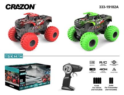 2.4G 1：18大轮越野车 - OBL809606