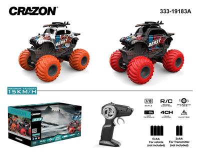 2.4G 1：18大轮越野车 - OBL809608