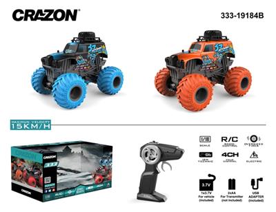 2.4G 1：18大轮越野车 - OBL809609