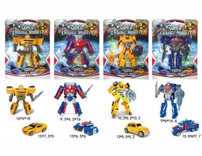 The wasp beetle cars, optimus prime deformation - OBL810772