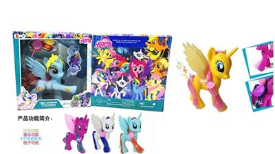 Evade glue large joints horse take light music to take the crown with lollipops with French fries - OBL810809