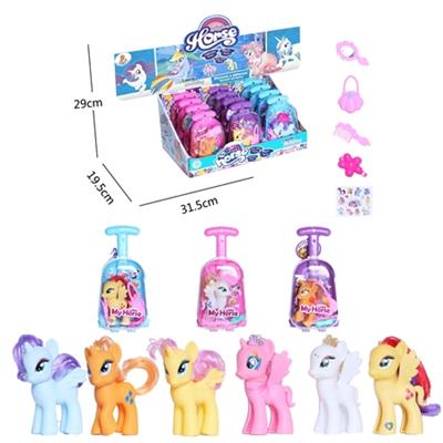 My dream to evade glue pony suitcase comb with mirror handbags hairpin 20 p assortments - OBL810834