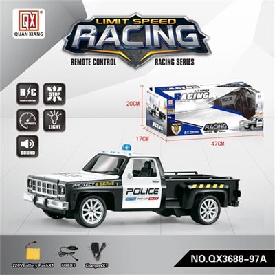 1:10大皮卡四通遥控警车 - OBL811258