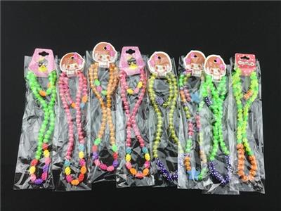 Beaded necklace bracelet - OBL811480