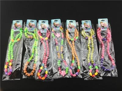 Beaded necklace bracelet - OBL811481