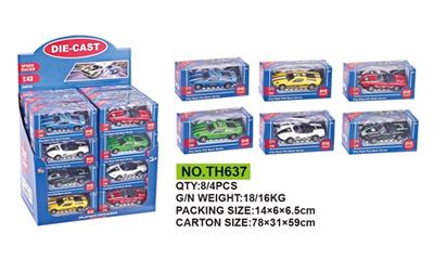 Back to car 1:43 alloy - OBL811605