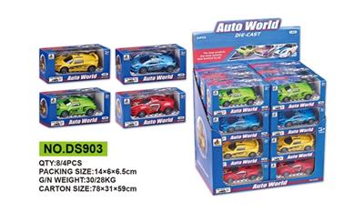 Back in sports car 1:43 alloy - OBL811659