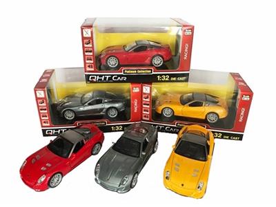 1:28法拉利599合金回力跑车,2开门 - OBL811764