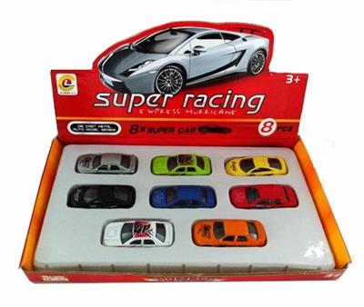 1:64滑行合金车跑车系列一展示盒8只 - OBL811786