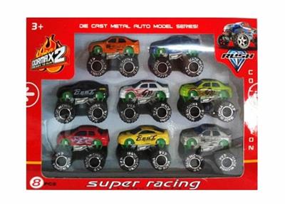 Big wheel sliding alloy vehicle series sports car window box - OBL811790