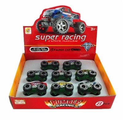 大轮车滑行合金车跑车系列一展示盒8只 - OBL811791