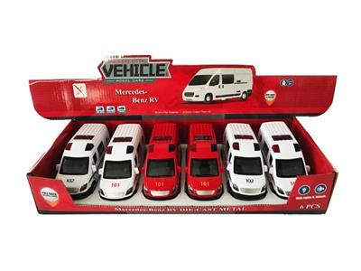 1:32 mercedes-benz saloon car alloy back to Russian police cars, 4 to open the door, light with ligh - OBL811811