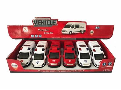 1:32 mercedes-benz saloon car alloy back to Russian police cars, 4 to open the door, light with ligh - OBL811812