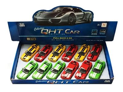 1:32 bumblebee alloy warrior sports car, 4 to open the door - OBL811880