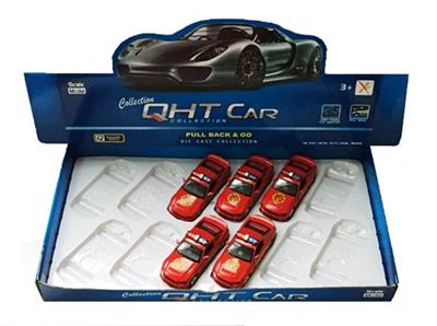 1:32 bumblebee alloy back fire trucks, 4 to open the door - OBL811882