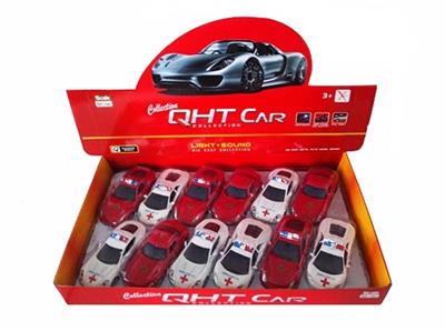 Car 1:30 alloy back fire engines, ambulances SanKaiMen, front and rear lights with light and sound - OBL811911