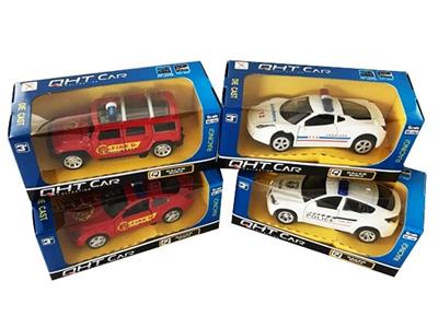 1:32 BMW X6, M5, ferrari, hummer, alloy back fire trucks, 2 to open the door - OBL811942