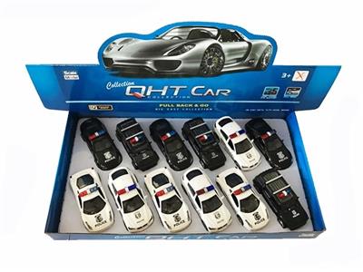 1:32 BMW X6, M5, ferrari, hummer, alloy back to the police car, 2 to open the door - OBL811944