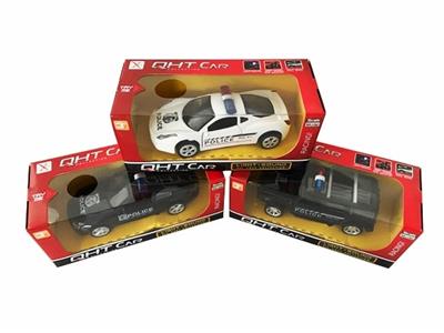 1:32 BMW X6, M5, ferrari, hummer, alloy back to the police car, open the door, 2 front lamp with lig - OBL811947