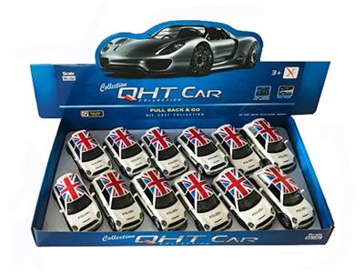 1:32合金回力GT迷你宝马警车,开门， - OBL811991