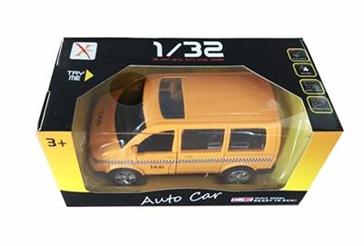 1:32 alloy back to commercial vehicles, open the door, the former light with light and sound within - OBL812010