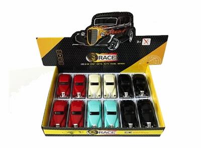 1: 32 alloy recoil classic Ford pickup sports car, open the door, with sound and light - OBL812030