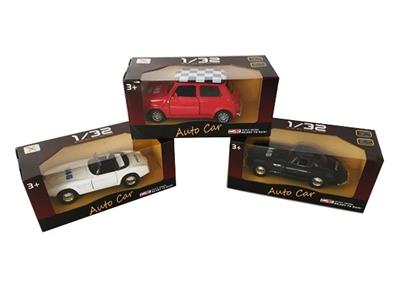 1:32 car Benz, BMW, mini bean alloy car back to the police car to open the door - OBL812046