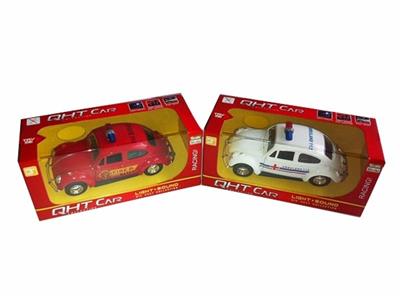 1:32 alloy back to the old fire truck SanKaiMen, before the light with light and sound within - OBL812054