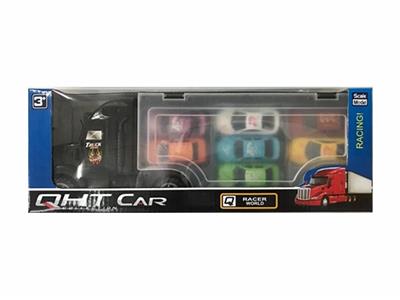 货柜车+7只1：64滑行车 - OBL812060