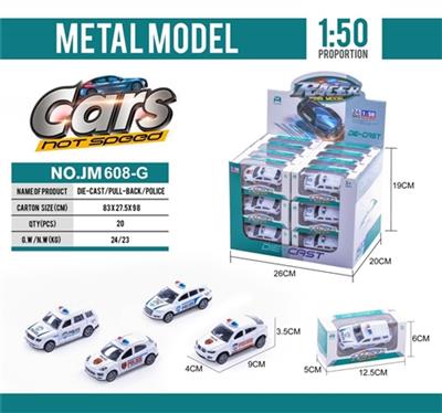 合金回力SUV警车 - OBL812090
