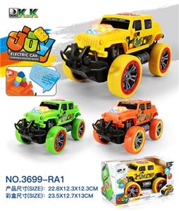魔幻越野智能吉普音乐车（包电）车身3*1.5AA - OBL812735