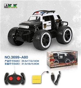 四通遥控越野丰田警车（包电） - OBL813265