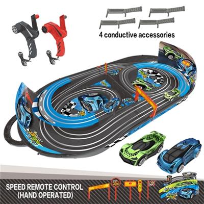 灯光手摇轨道车套装        (携便式手提盒子) - OBL813369