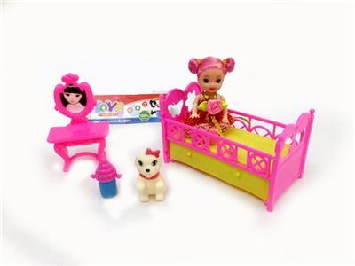 3 inches of pattaya pyrene with berth, comb, pet dogs, bottles - OBL813675