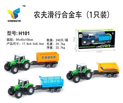 Farmer sliding alloy car - OBL813832