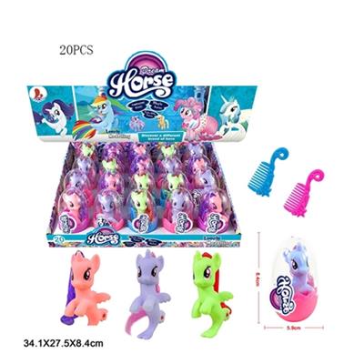 High-grade PVC egg 3 mermaid Ma Baoli take horse combs 3 of paragraph 3 colors mixed 20 PSC - OBL814470