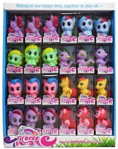 High-grade PVC box 4 horse bezoar paragraphs 3 Ma Chong 1 20 PCS small dinosaur - OBL814476