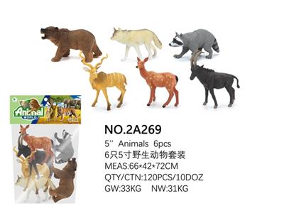 6只5寸野生动物套装 - OBL814785