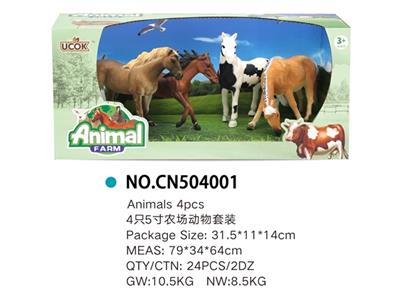 4只农场动物套装 - OBL814893