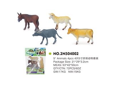 4只5寸农场动物套装 - OBL814955