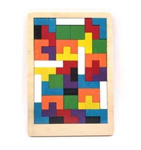 木制俄罗斯方块40PCS - OBL815196
