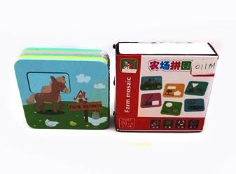 彩盒装农场拼图6PCS - OBL815214