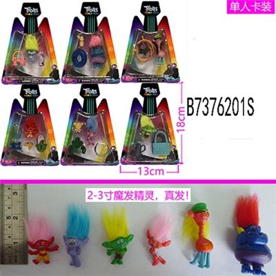 2 to 3 inches of tangled hair single bulk six mixed elves - OBL815338