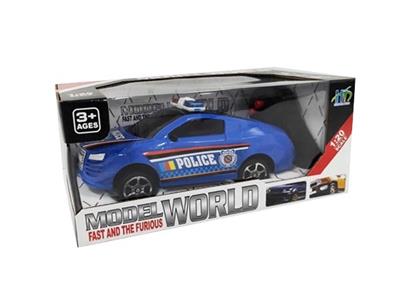 1:20二通带3D灯奥迪遥控警车（不包电） - OBL815726